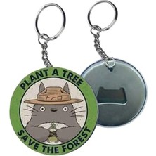 Trendexa Totoro Anime Temalı Buton Açacaklı Anahtarlık