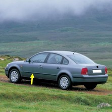 Trendexa Sol Ön Kapı Çıtası Siyah Plastik 3B0853515 Vw Passat B5 ile Uyumlu 1997-2000