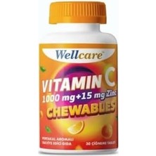 Trendexa 1000 Mg C Vitamini ve 15 Mg Çinko Içeren 30 Çiğneme Tableti