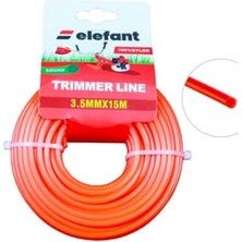 Trendexa Motorlu Tırpan Yuvarlak Misina 3,5 mm x 15 Metre