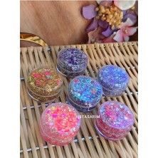 Trendexa Jel Far, Simli Far, Cokcesıtlı1hb, Parlak Glitter