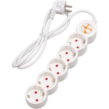 Trendexa Powerstrip 5 Beşli Anahtarlı Grup Priz 3m