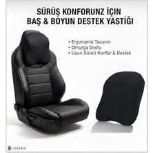 Trendexa Visco Ortopedik Boyun Destek Yastığı – Ofis, Araç ve Seyahat Için