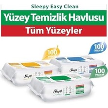 Trendexa Çamaşır Suyu, Arap Sabunu ve Beyaz Sabun Katkılı 3 x 100 Yaprak Çamaşır Mendili