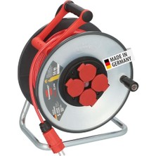 Trendexa Professionallıne Steelcore Serisi Bremaxx IP44 Lisanslı 5 Yıl Garantili Çelik Tambur 50 Metre Makaralı Kablo H07BQ-F 3g1.5