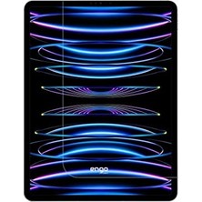 Trendexa Apple iPad Pro 11 Inç 2022 4. Nesil ile Uyumlu 9h Temperli Esnek Nano Cam Ekran Koruyucu, Çizilmeye ve Darbeye Dayanıklı, Hd Şeffaf