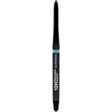 Trendexa Suya Dayanıklı 12H Geri Çekilebilir Eyeliner, Süper Kremsi Formül