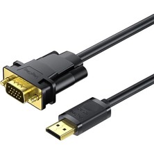 Trendexa Displayport (Dp) To VGA Full Hd 60Hz Görüntü Video Aktarım Kablosu 1.5 Metre