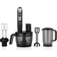 Trendexa Mia Multi Blender Seti, Siyahkrom