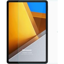Trendexa Xiaomi Poco Pad Uyumlu Şeffaf Nano Glass Cam Ekran Koruyucu