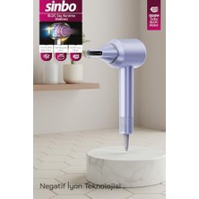 Trendexa Sinbo Bldc Saç Kurutma Makinesi, 1500W, 4 Isı 3 Hız Ayarı, Negatif Iyon Teknolojisi, Mavi