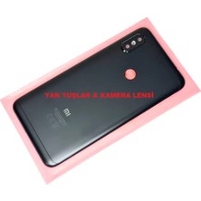 Redmi Note 6 Pro Kasa Arka Pil Batarya Kapağı Siya