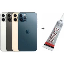 Iphone 12 Pro Max Arka Batarya Pil Kapağı Gri (B70