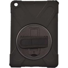 Trendexa iPad 9.7 2017 (5.nesil) Uyumlu Defender Tablet Silikon Kılıf, Siyah