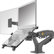 Trendexa 10-17" Dizüstü Bilgisayar ve 17-30" Monitör Için Vesa Plakalı F160-FP Tam Hareket Kolu, Siyah