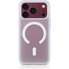 Gör-Al Premium Iphone 18 Pro Ince Buz Kristal Sararmaz Magsafe Kılıf