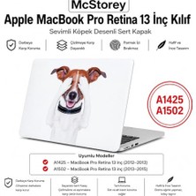 Trendexa MacBook Pro Retina 13 Inç Kılıf A1425 A1502 Uyumlu, Köpek Desenli Sert Mat Tpu Kapak, Dog 67