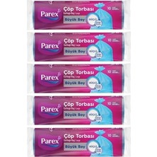 Trendexa Güçlü Büyük Boy Çöp Torbası, 5'li Paket