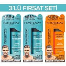 Trendexa Saç Şekillendirici Pudra Toz Wax Mat Effect X2 ve Ultra Strong 20 G 3'lü Wax Set
