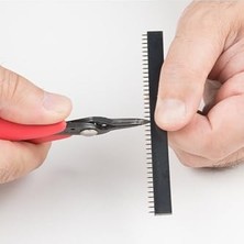 Trendexa 4 Adet 1X40 Pin Dişi Header Tek Sıra 2.54 mm 180 Derece Kesilebilir Bölünebilir