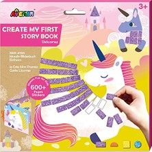 Trendexa Create My First Story Kitabı | Tek Boynuzlu Atlar | 600 Yaşından Büyük Çocuklar Için Mozaik Eğlencesi | 3 Yaşından Büyük Çocuklar Için, Kızılcık