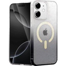 TeknoKapsül Apple Iphone 12 Pummel Shiny Magsafe Kapak - Siyah
