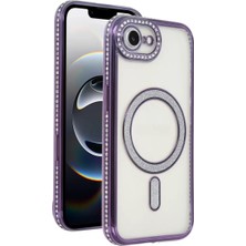 TeknoKapsül Apple Iphone 16E Joke Simli Magneticsafe Kılıf - Derin Mor