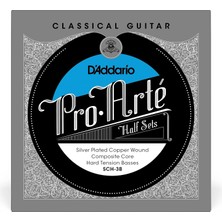Tr D'addario Sch-3b Klasik Gitar Tel Seti, Pro Arte, EJ46'NIN Bas