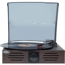 Tr MTX-106BN Nostaljik Retro Pikap Plak Çalar (Bluetooth Aux Hoparlörlü 3 Devir) Iğne Dahil