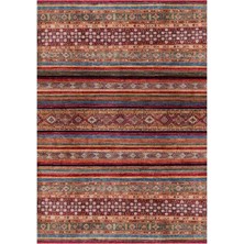 Tr Gloria TD408 Multi Şal Desen Dokuma Saçaklı Kilim, Multi, 100 x 300