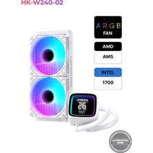 Tr Hk2 Seri̇si̇ 120 mm Yeni Nesil Yüksek Performanslı Işlemci Ayarı Mini Isı Göstergeli S�