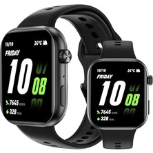 Trendexa Saat; Choice Watch 2i Akıllı, 1,86 Inç Amoled Ekran, 14 Gün Pil, Bluetooth Çağrısı, Kalp Hızı Izleme, Spo₂ Izleme, 109 Spor Modu, Suya Dayanıklı