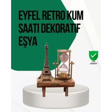 Nemere Ithalat Ahşap Kum Saati – Vintage Tasarımlı Masa Dekoru
