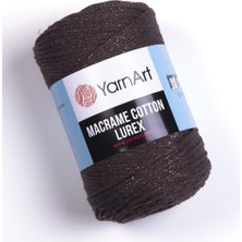 Tr El Örgü Ipi Macrame Cotton Lurex, 736, 4X250 gr