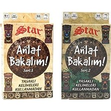Trendexa 2star Anlat Bakalım Kartları Kelime Oyunu Seri:1 ve 2 - 2'li Set