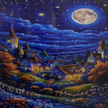 Tr 5d Yapışan Boncuk Mozaik Tablo 30 * 40 cm L4