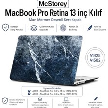 Trendexa MacBook Pro 13 Inç Kılıf A1425 A1502 Uyumlu Sert Kapak Hard Case Koruyucu Retina Mermer Desenli Çizilmeye Dayanıklı Ince Hafif Koruma R-25