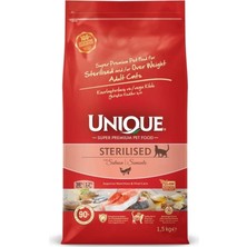 Trendexa Somon Içeren Sterilize Kediler Için Kuru Mama, 1.5 kg