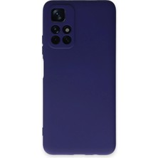 Edntrend Newface Xiaomi Redmi Note 11T Kılıf Nano Içi Kadife Silikon - Mor