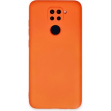 Edntrend Newface Xiaomi Redmi Note 9 Kılıf Nano Içi Kadife Silikon - Turuncu