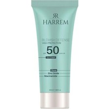 Trendexa Akne ve Yağlı Ciltler Için Leke Karşıtı Yağsız Güneş Kremi SPF50 Uva/uvb, 50 Ml, Black P.int