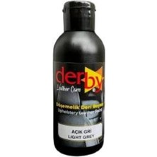 Trendexa Derby Deri Döşeme Araç Direksiyon ve Koltuk Boyası 100 ml Açık Gri