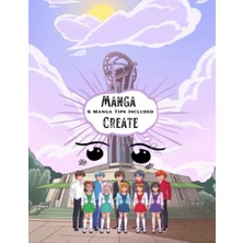 Trendexa Manga Create:, Manga Blank Manga, Draw Your Own, Features Manga Girls, Manga Lovers, Create Your Own, Book For Anyone, Manga 120 Pages, Perfect Gift For
