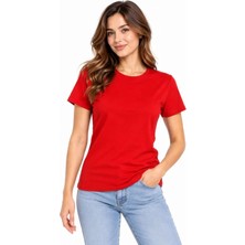 Korpe Elektro Korpeelektro Basic Tişört Bisiklet Yaka Kısa Kol Günlük Yazlık Slim Fit T-Shirt