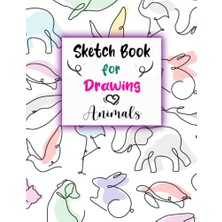 Trendexa Sketch Book For Drawing Animals: 120 Pages Drawing Book Pattern Designe In Matte Cover, 8.5X11 Inch, 21.5X27.94 cm