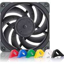 Tr NF-A12X25 Pwm Chromax.black.swap, Sessiz Birinci Sınıf Fan, 4 Pinli (120 Mm, Siyah)