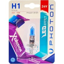Trendexa H1 Xenon Ampul, 24V 70W, Xen Vision, Beyaz Işık 6000K, Tekli Blister, Pht PH6601 Dv B1