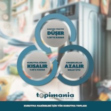 Trendexa 3 Adet Doğal Yün Kurutma Topu