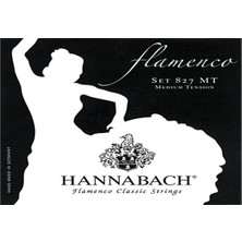 Tr 652929 Klassikgitarrensaiten Serie 827 Medium Tension Flamenco Classic - 3er Diskant