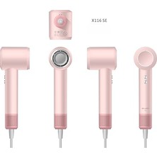 Trendexa X116 Se Mini Akıllı Iyonlu Saç Kurutma Makinesi, Yüksek Hızlı, Ultra Sessiz, Pembe